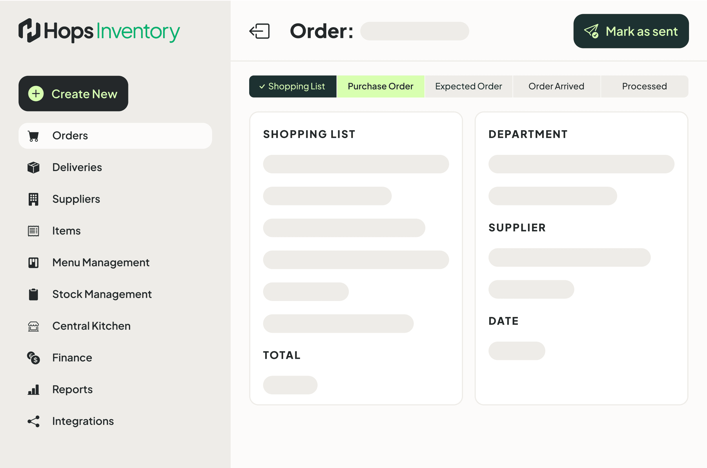Hops Inventory screenshot