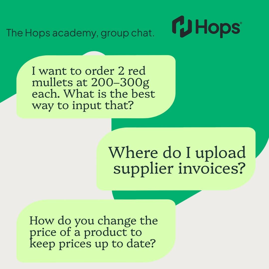 Hops Academy and the Live Group Chat for Operators